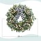 Artificial Spring/Summer Wreath 24 Inch Evergreen Wreaths for Front Door Eucalyptus Wreath with Berries for Outside All Seasons Indoor Outdoor Decor